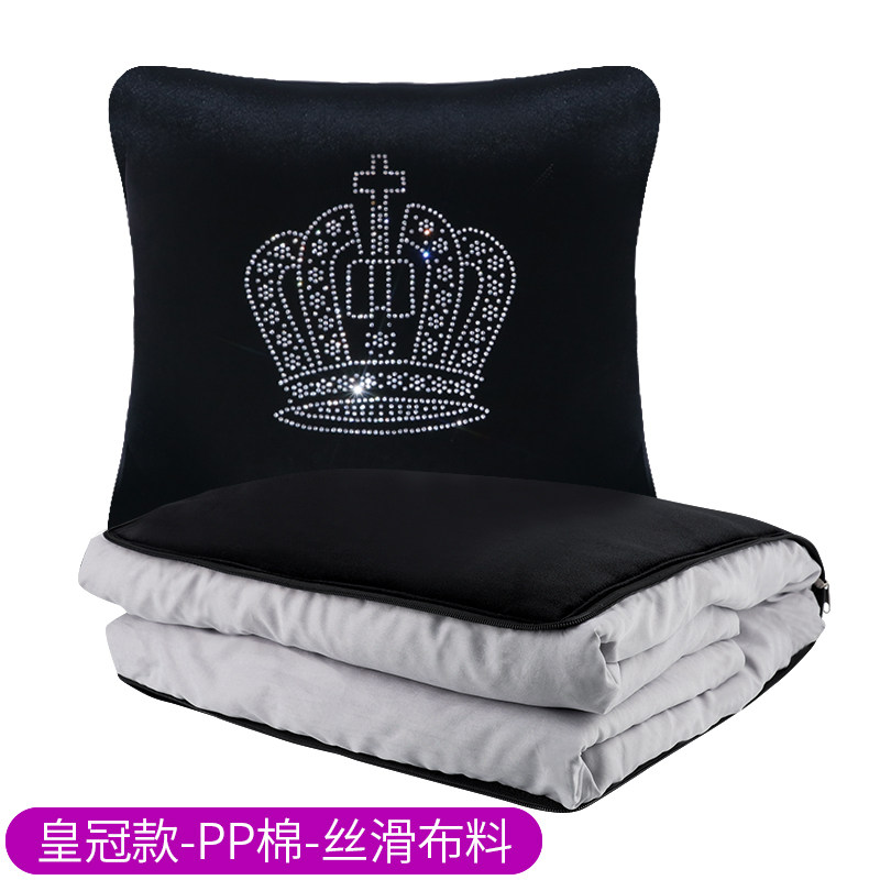 定制普晶车载抱枕被子两用高档抱枕汽车用品折叠空调被后排车用靠