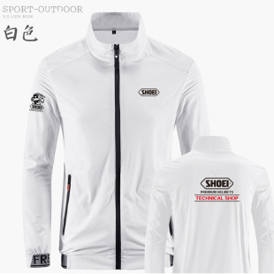 shoei摩托车重机车头盔夏衣服越野皮肤衣休闲防晒衣赛车服骑行服
