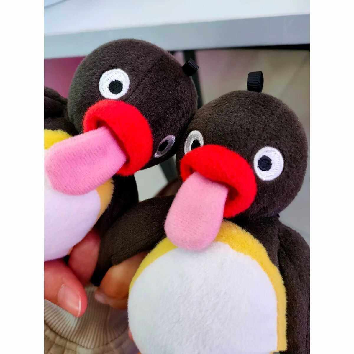 pingu演我的一天摸鱼企鹅挂件图片