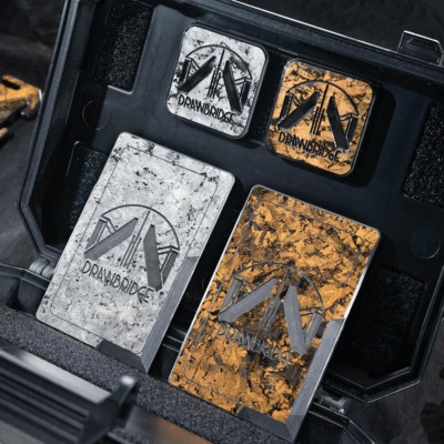 死亡搁浅金银箔碳纤维士气章