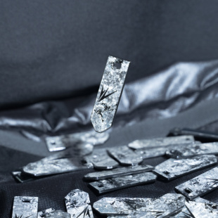 WEAVER织巢鸟 苍月银系列纯银碳纤维层压材质魔术贴快取拉手EDC