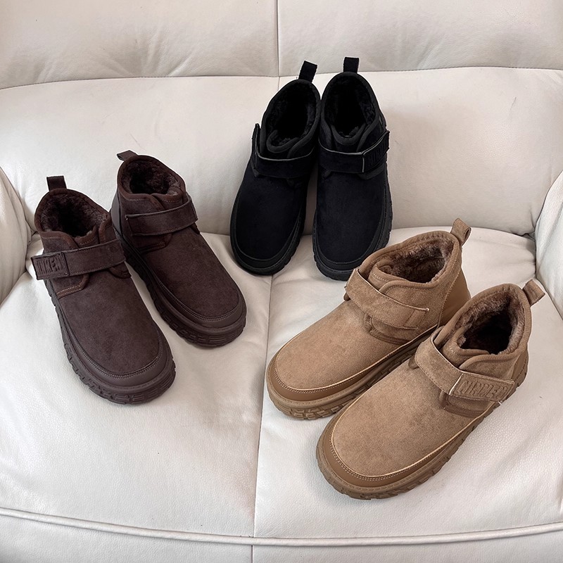 加厚保暖防滑棉加绒雪地靴