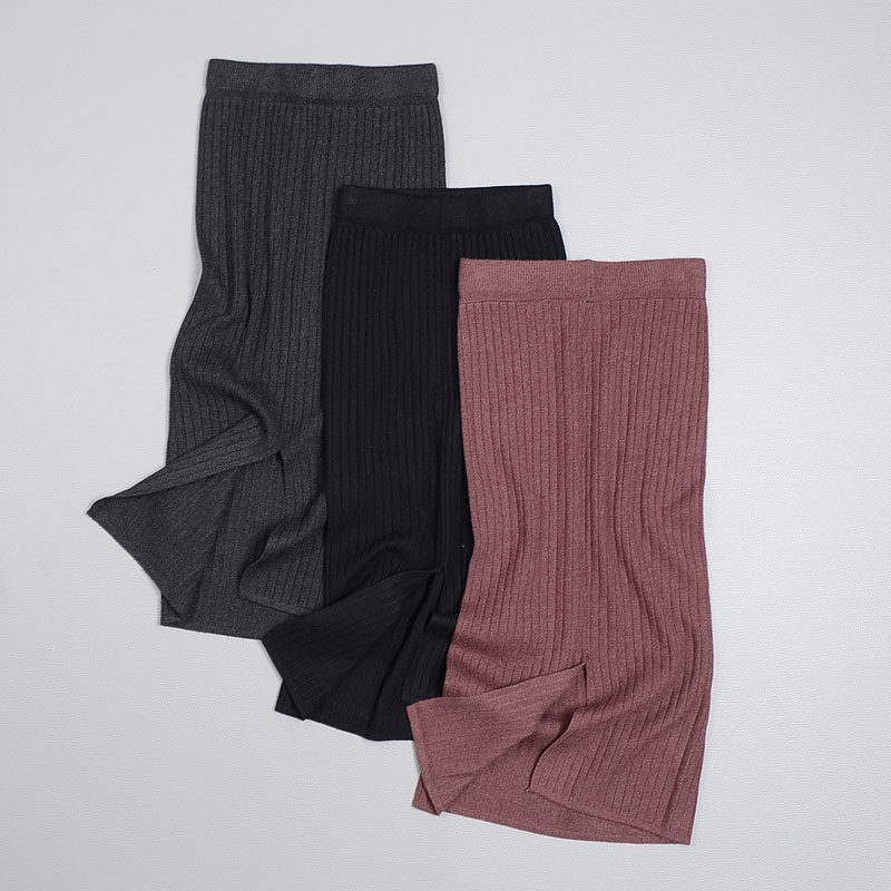 knitting skirt Autumn and winter thickening Split ends Package hip Mid length version One pace skirt 2019 new pattern longuette Wool skirtin the Women's clothing/Boutique , Skirts  category - from Buy2taobao.com to provide professional Taobao agent buy service