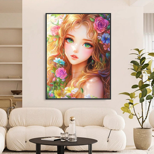 晶灿妖娆 全仙尘树脂无框方钻水晶钻石画材料包
