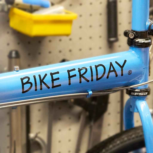 BIKEFRIDAY标志贴花骑行贴纸