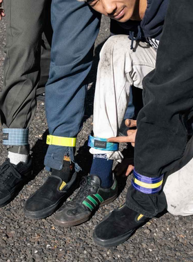 BLUE LUG日本代购 骑行束裤带 绑腿带 耐用尼龙 彩色 多色可选