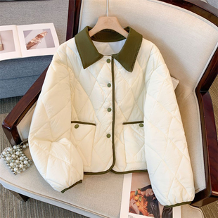 晋江轻薄羽绒棉服女冬2026新款 棉袄初冬独特漂亮巨超好看夹棉外套