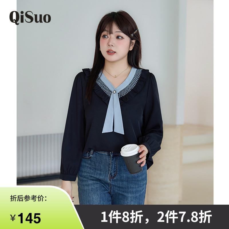 绮娑大码上衣显瘦上衣