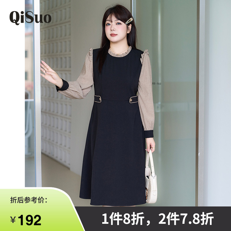 显瘦    气质   大码连衣裙