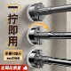 免打孔伸缩杆承重晾衣杆衣架不锈钢窗帘挂杆浴帘杆子门帘衣柜撑杆