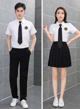校服套装中学生初中高三毕业班服高中生夏季韩式制服女学院风DK