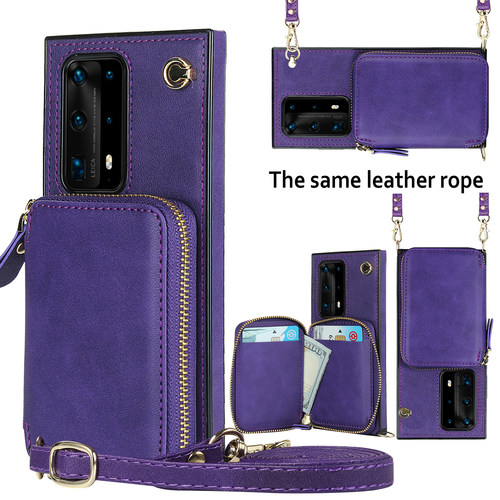 华为mate40E手机壳斜挎可背带