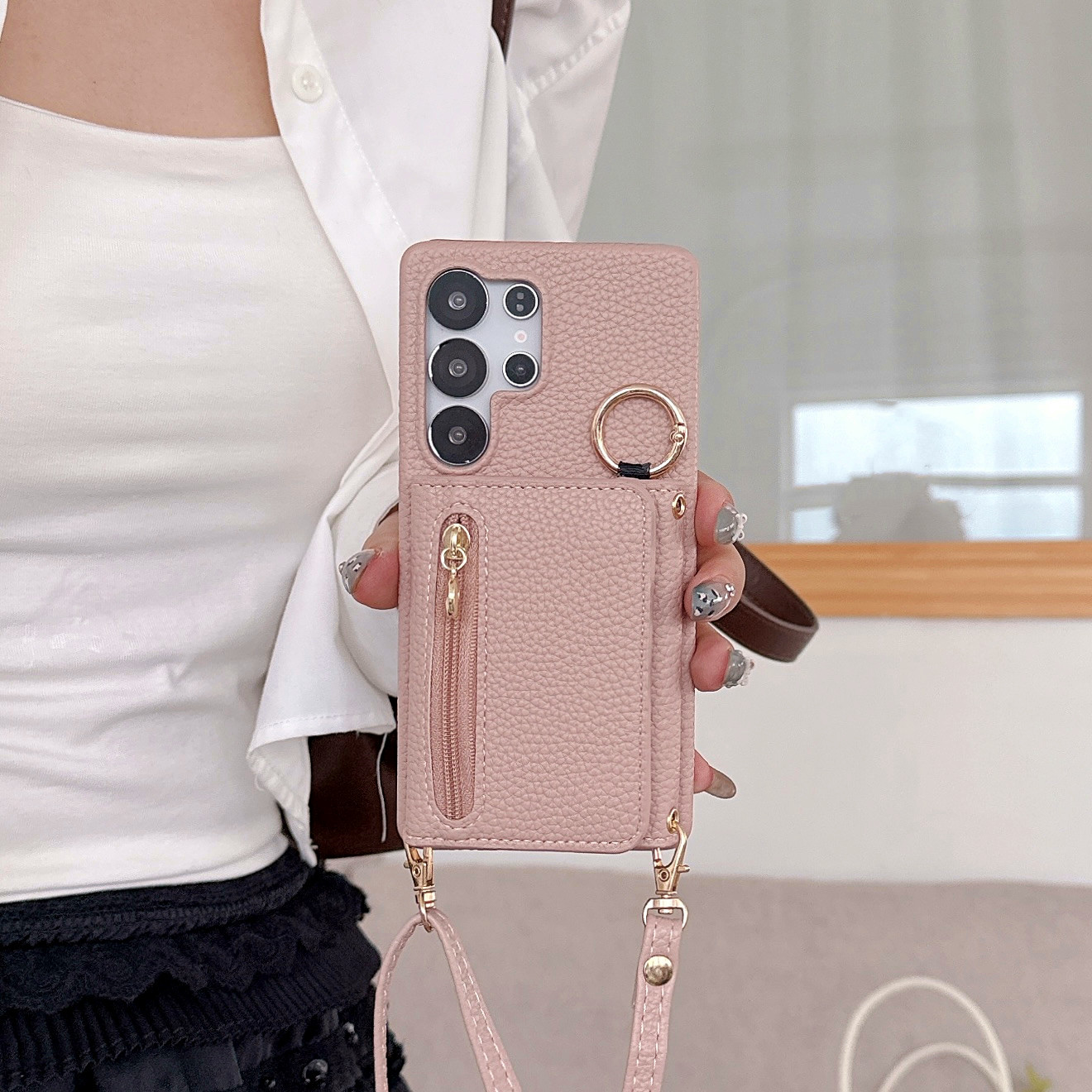 三星s25ultra手机壳新款挂绳