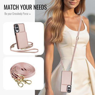 钱包适用三星S25Edge斜挎手机壳S24手绳S23支架S22简约S21手機殼钱包Note 20Ultra手机防摔保护壳S25 P1us女