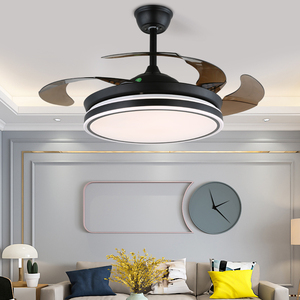 隐形风扇灯2022年新款客厅卧室一体变频遥控静音北欧餐厅吊扇灯