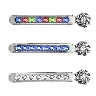 汽车风力日行灯爆闪led免接线风能发电中网警示迎风亮装饰灯通用