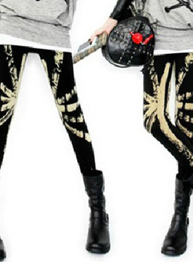 慈颜秋款孕妇裤打底裤 韩版孕妇托腹裤 孕妇印花打底裤 WML12078