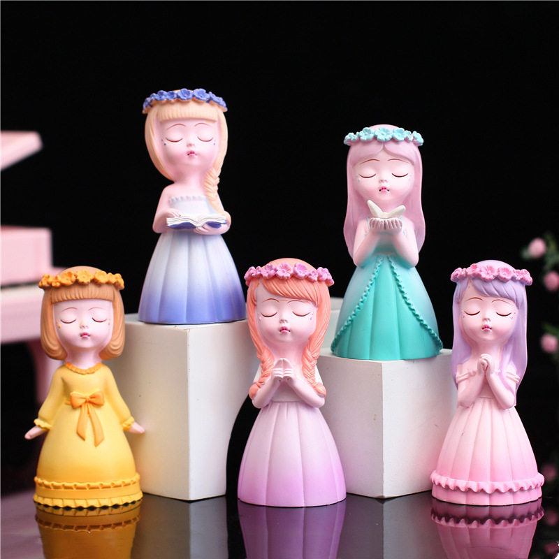 盲盒网红少女心丛林花仙子手办潮玩摆件学生生日礼物