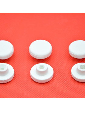 螺杆用耐高温绝缘瓷帽 陶瓷安全帽 保护盖 石英电热管配件M4/5/6