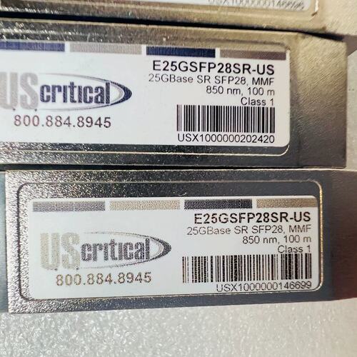 E25GSFP28SR-US 850nm 100M 25G多模光模块XXV710-DA2直拍不发货