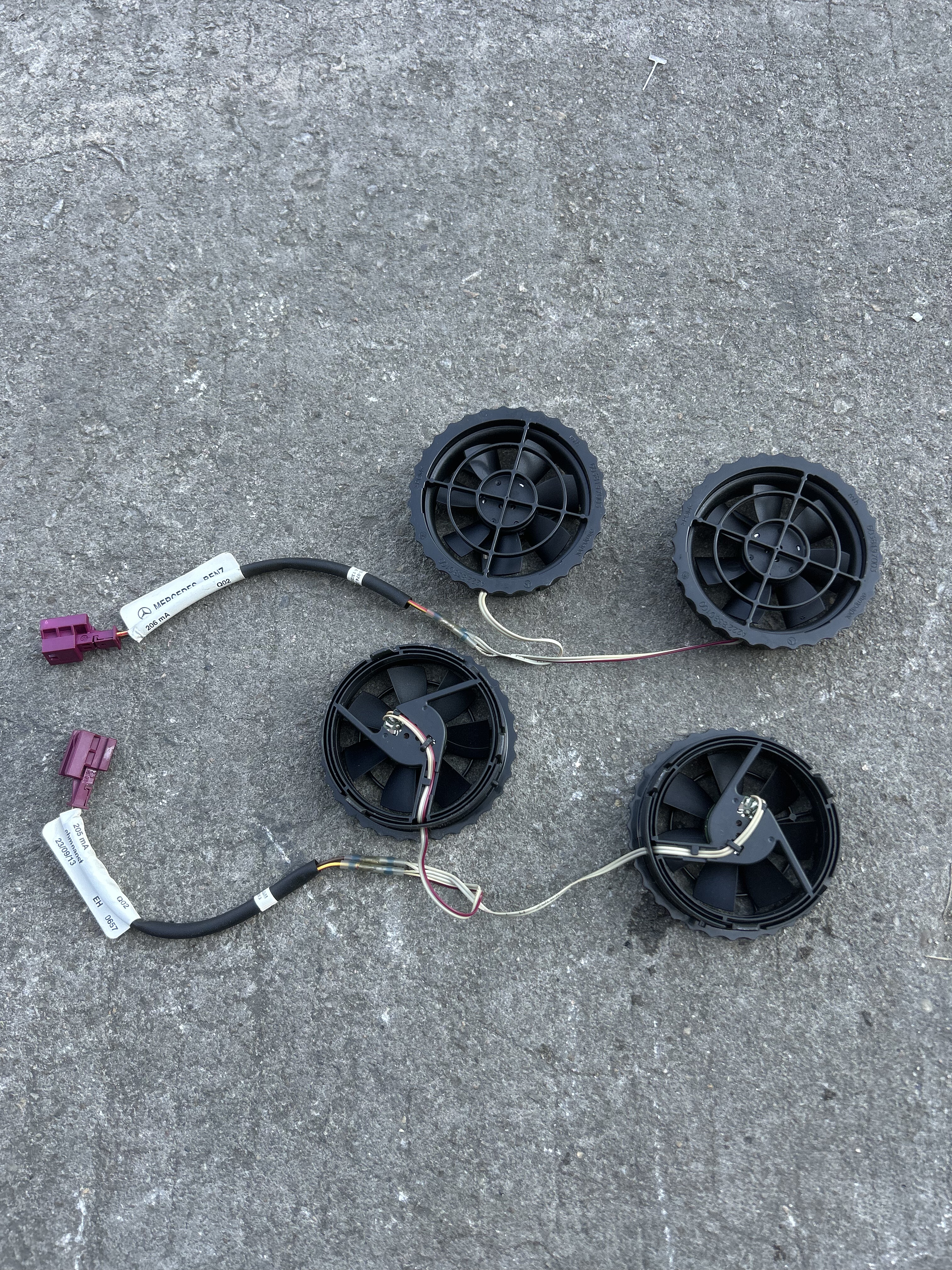 适用奔驰S320 S400 S500 S450 S480 S680座椅通风风扇 通风马达