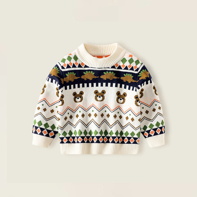 儿童半高领打底毛衣冬季新款