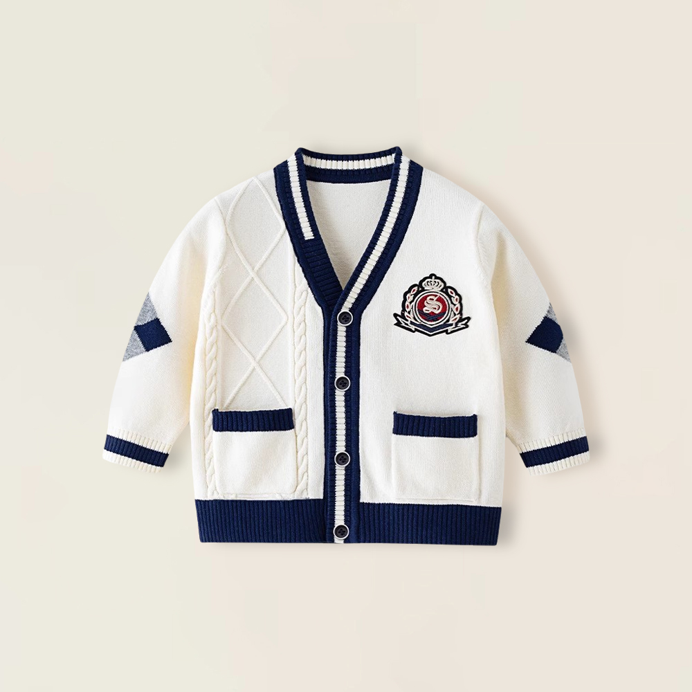 婴儿毛衣春秋款针织开衫外套