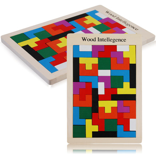 Tangram Jigsaw Tetris Block  Russian Block Intellectual Toy