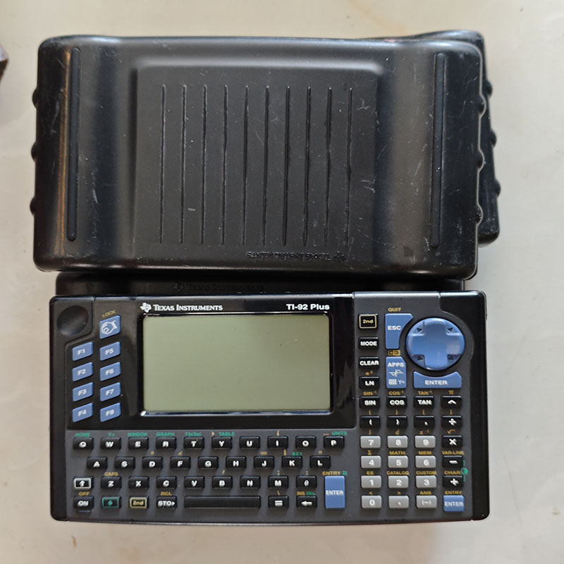 二手 古董 Texas 德州TI-92plus 图形计算器 科学计算器 收藏品