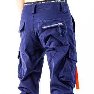 新款 YEZOE弹力尊贵蓝六个兜工装 休闲裤 潮牌宽松直筒男士 25秋冬 裤