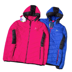 冬季城市运动休闲加大码瑜伽连帽棉服休闲保暖轻薄棉衣女款连帽