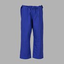 厂家直供柔道服男女标准比赛柔道服 子 儿童白色蓝色加厚训练裤