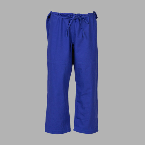 跆源柔道服纯棉裤子白色蓝色