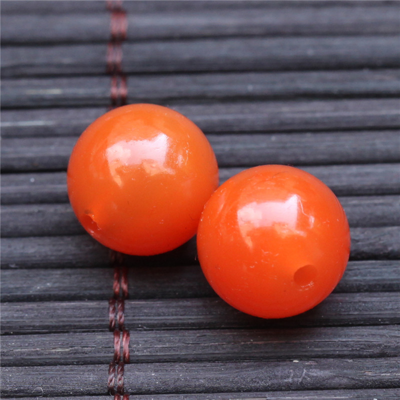 无裂天然原矿南红玛瑙对珠11mm