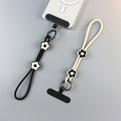 幸运四叶草手机挂绳手腕女精致手机链结实防盗手机绳手腕防丢新款