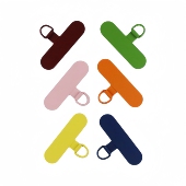 原创彩色金属手机垫片手机壳挂绳夹片超薄通用配件结实百搭固定片