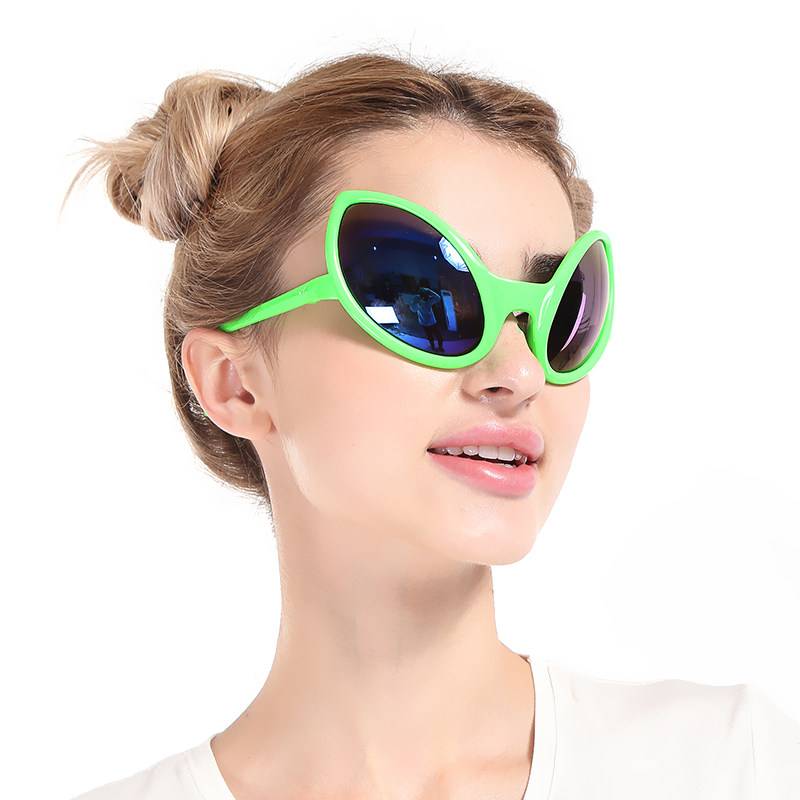 演出道具眼镜 潮人搞怪墨镜眼镜 派对眼镜 耍酷眼镜 外星人眼镜