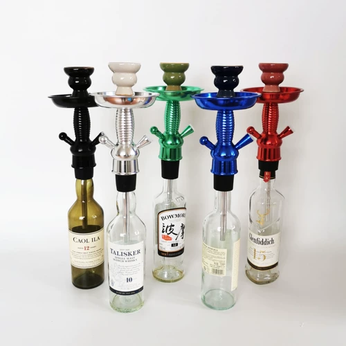 Самоаллера с винной бутылкой сигарет горшок домохозяйственной однопроизводительный портативный набор для отдыха на открытом воздухе Shisha Set Package