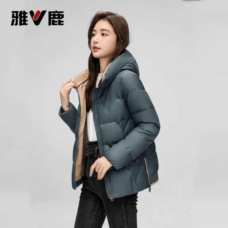 雅鹿轻薄秋冬季新款时尚羽绒服女