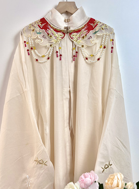 织金妆花云肩新款春夏订婚服国风
