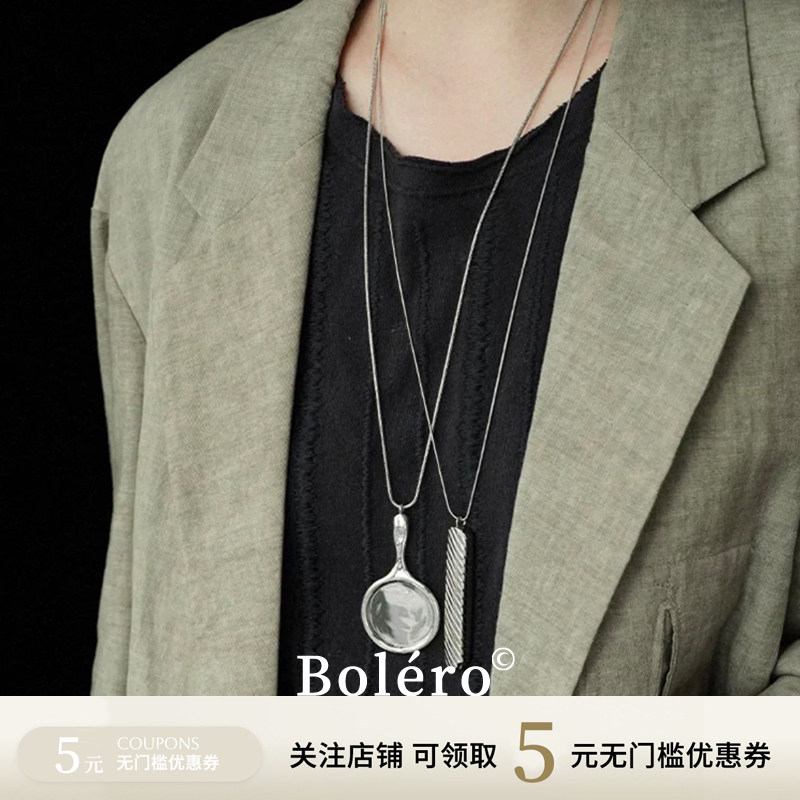 正版重工梳子项链高级感复古小众设计毛衣链轻奢欧美冷淡风25爆款