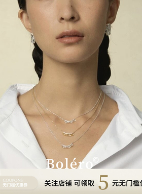 列维斯蕾丝裙边系列轻奢百搭小众设计简约小号微笑项链S925银2026