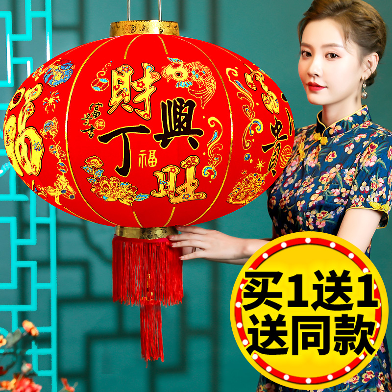 灯笼大门口阳台一对自建房别墅