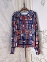 DearCeline's Magic Book Autumn Collection: Elegant French Long-sleeved Shirt with a Lapel Collar - In Stock thumbnail 5