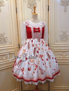 DearCeline 特价 猫咪的玩耍屋系列连衣裙洛丽塔lolita公主风蕾丝