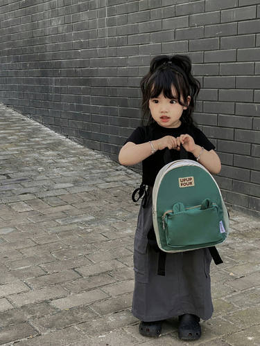 upupfour原创自制韩国ins亲子书包儿童小学生宝宝防水背包亲子包