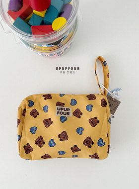 upupfour出口尿布收纳外出宝宝衣物袋绗缝奶瓶妈咪推车挂包化妆包