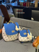 upupfour树下童年｜原创自制韩国多功能纯棉绗缝刺绣妈咪包亲子包