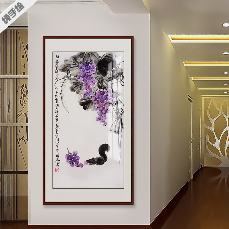 手绘三尺国画中堂画家真迹字画