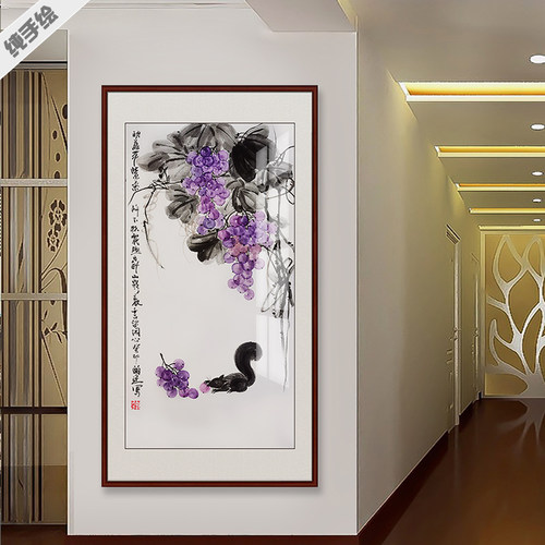 手绘三尺国画中堂画家真迹字画
